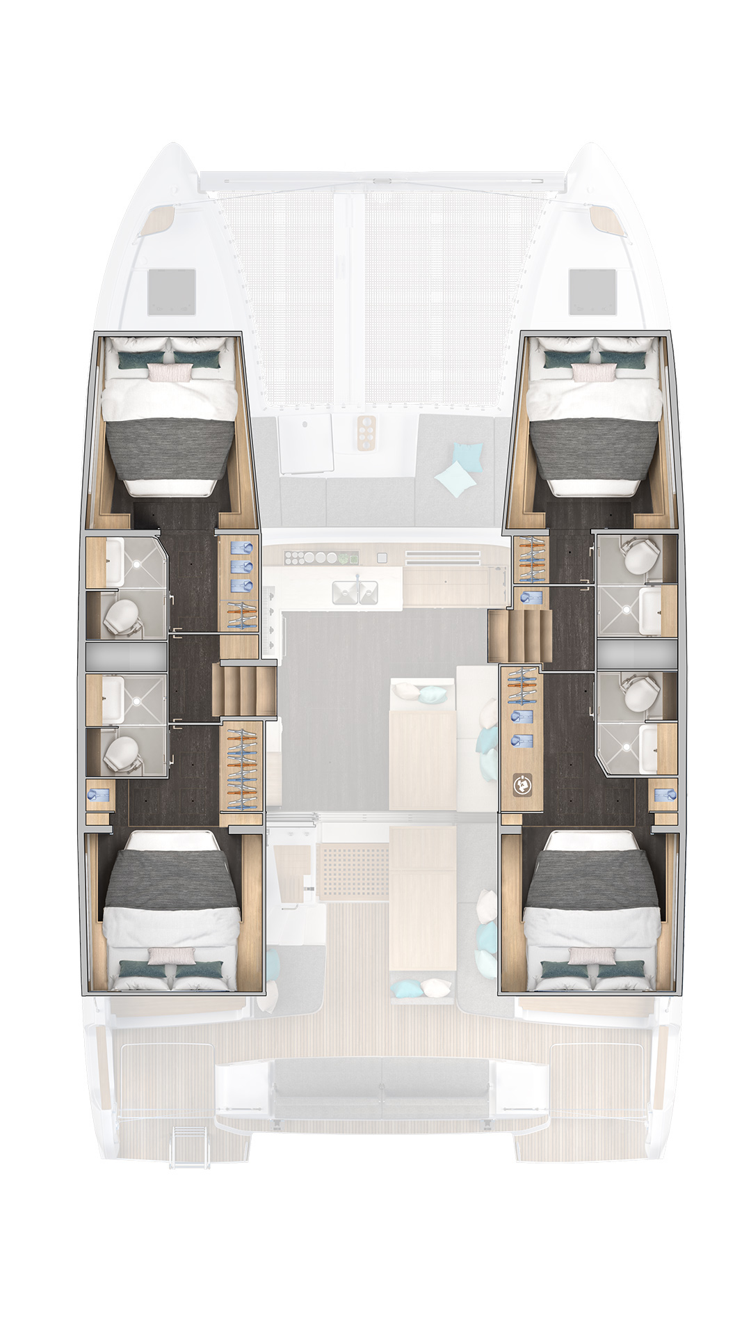 Lagoon 43 - 4 + 1 cab. — photo 2