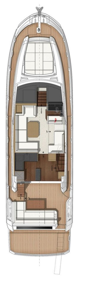 Prestige 520 Flybridge - 3 + 1 cab. — photo 9