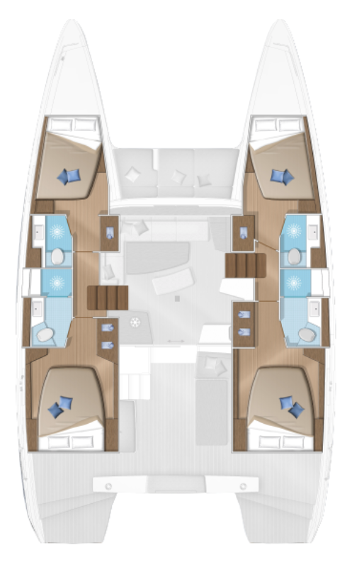 Lagoon 42 - 4 cab. — photo 2