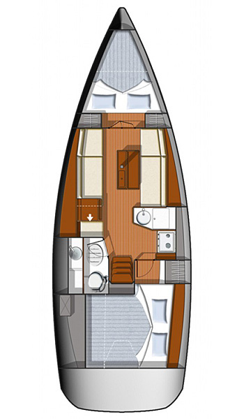 Sun Odyssey 33i - 2 cab. — photo 6