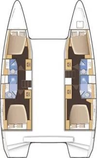 Lagoon 42 - 4 + 1 cab. — photo 2