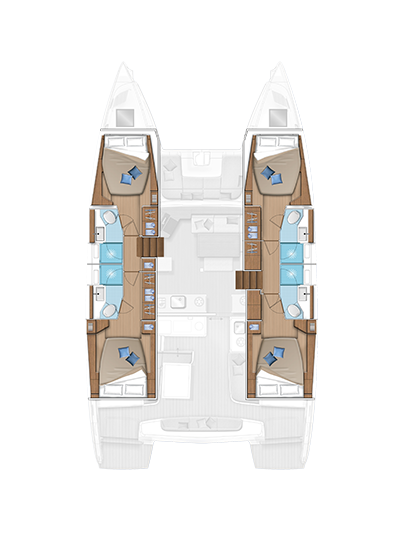 Lagoon 46 - 4 + 2 cab. — photo 2
