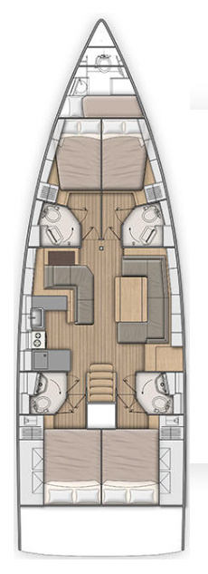 Oceanis 51.1 - 4 + 1 cab. — photo 2
