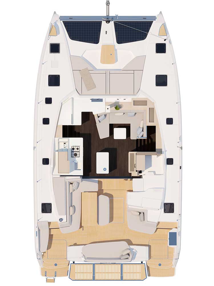 Fountaine Pajot FP 44 Quatuor - 4 + 2 cab. — photo 3
