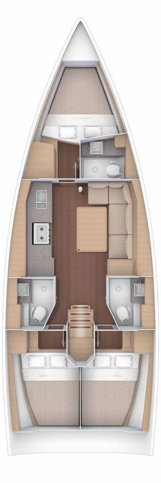 Dufour 390 GL (Friend Planet)  - 1