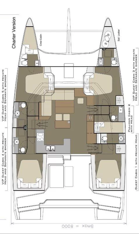 Dufour 48 Catamaran - 5 + 1 cab. (Make Me Yours)  - 1