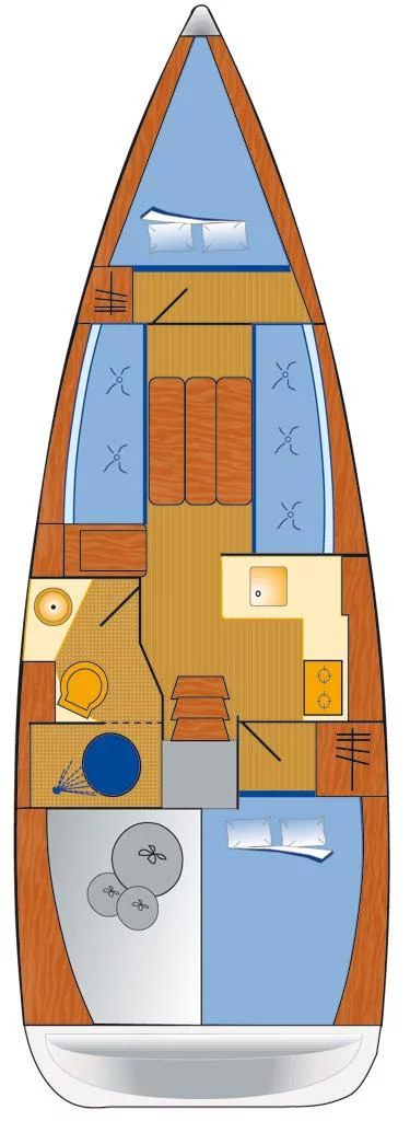 Sun Odyssey 349 - 2 cab. (Antonija)  - 1