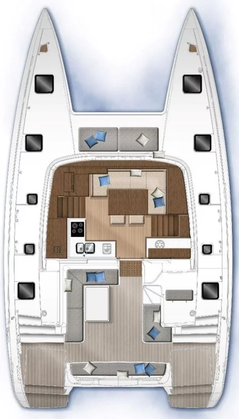 Lagoon 40 - 3 + 2 cab (Millennium Falcon)  - 1