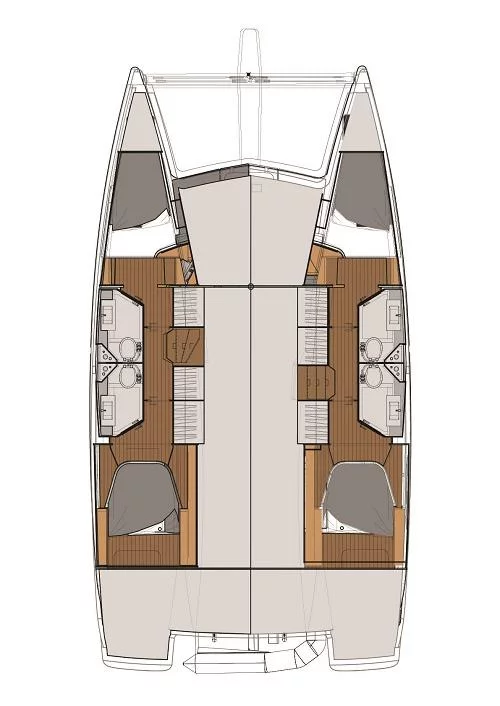 Fountaine Pajot Lucia 40 - 4 cab. (El Camino)  - 1