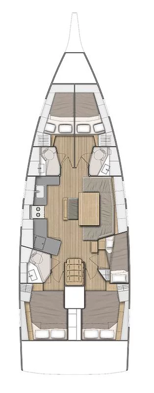 Oceanis 46.1 (Rabia)  - 1