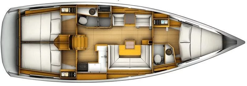 Sun Odyssey 419 - 3 cab. (Anerada)  - 1