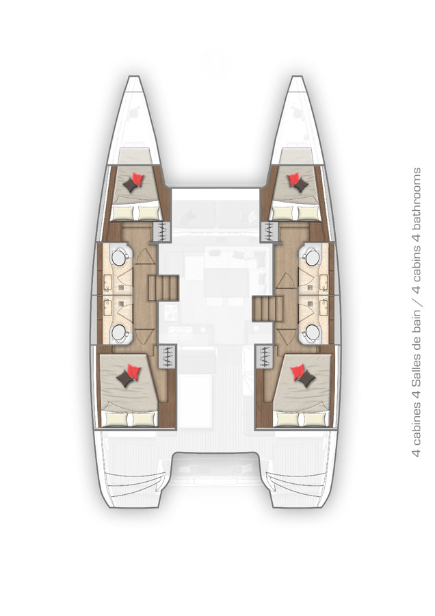 Photo #2 - Lagoon 40 - 4 + 2 cab (Marinero) in Split - 44745