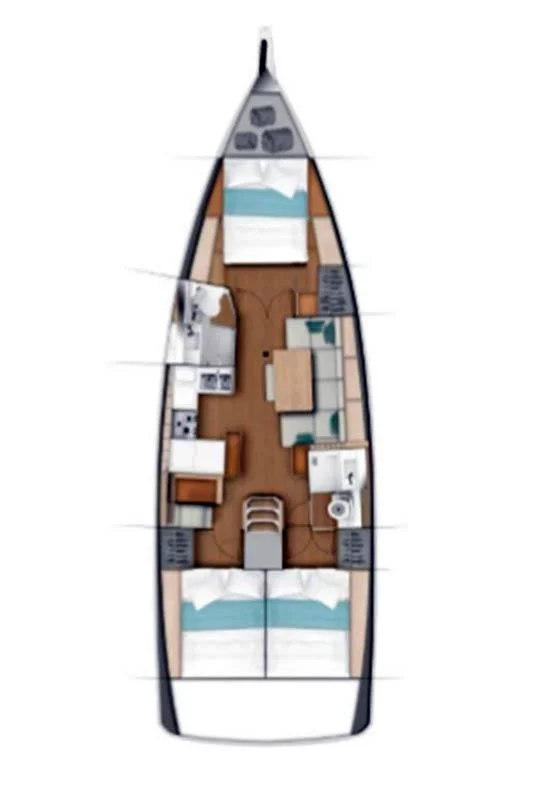 Sun Odyssey 440 - 3 cab. (Modesty)  - 27