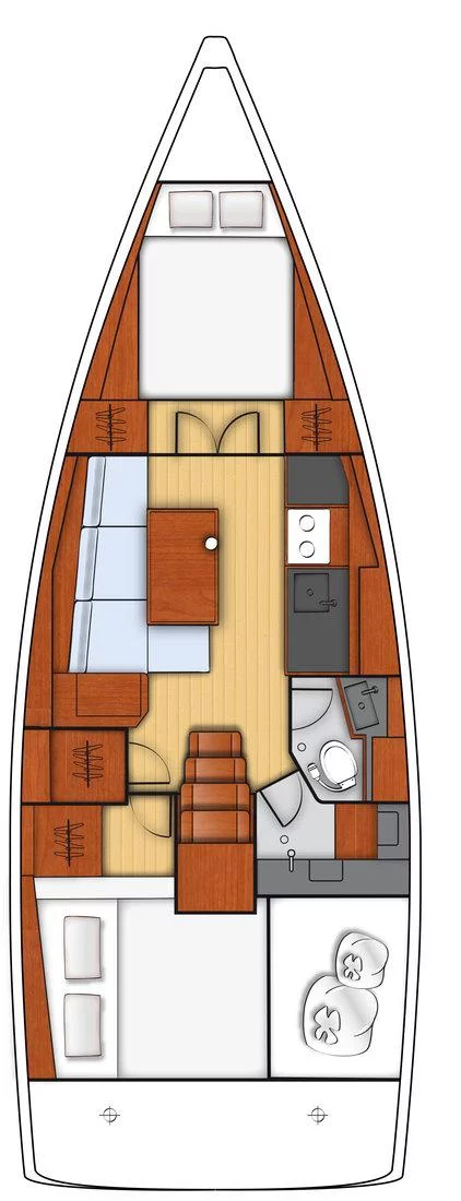 Oceanis 38.1 - 2 cab. (Summer Breeze 1)  - 1