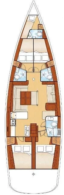 Oceanis 54 - 4 cab. (Inspiration)  - 1