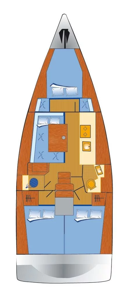Oceanis 38 - 3 cab. (Olli)  - 1
