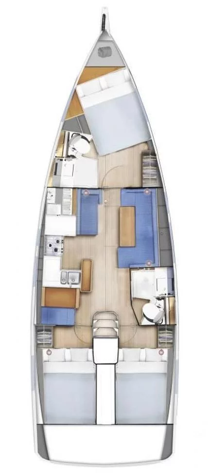 Sun Odyssey 410 - 3 cab. (Beauty)  - 1