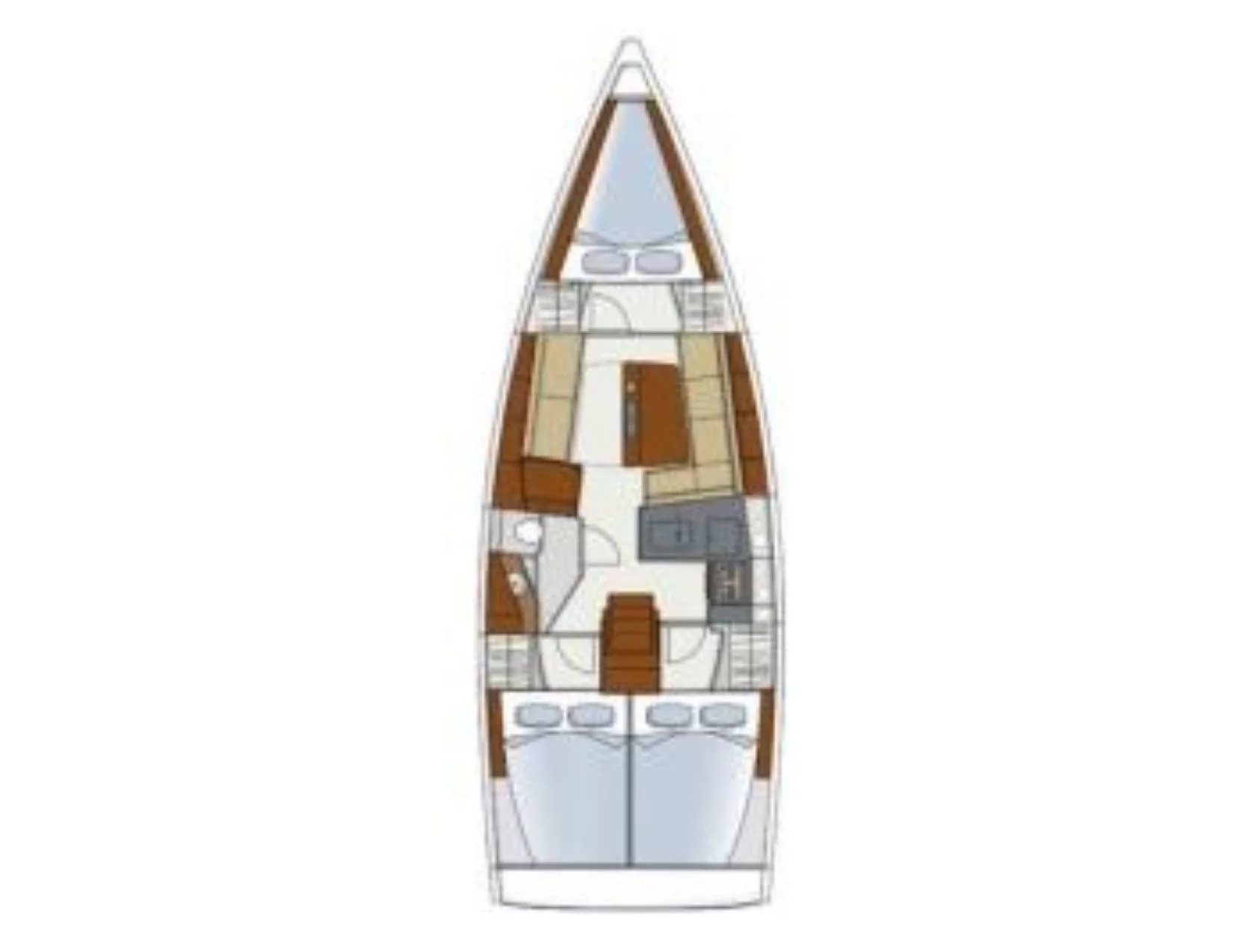 Hanse 345 (Blue Horizon)  - 17
