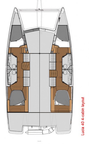 Photo #8 - Fountaine Pajot Lucia 40 - 4 cab. (Admira) en Trogir - 45572