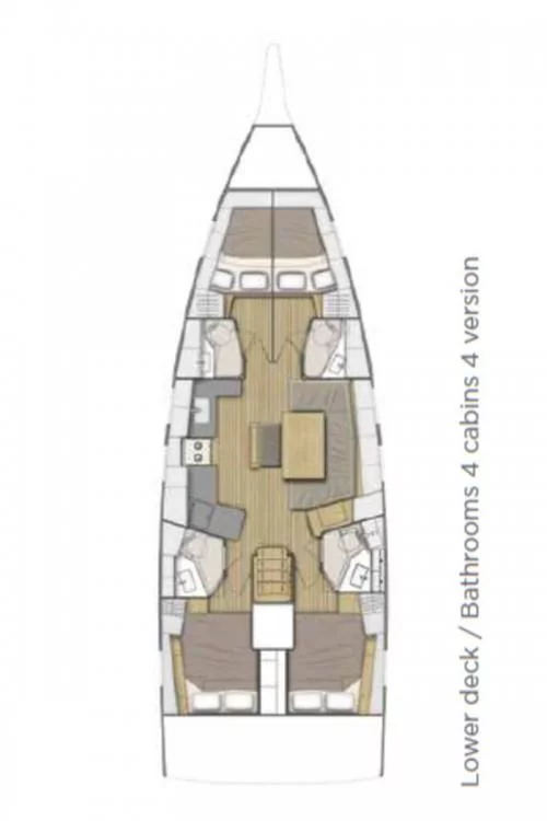 Oceanis 46.1 - 4 cab. (Eaux de Vie)  - 1