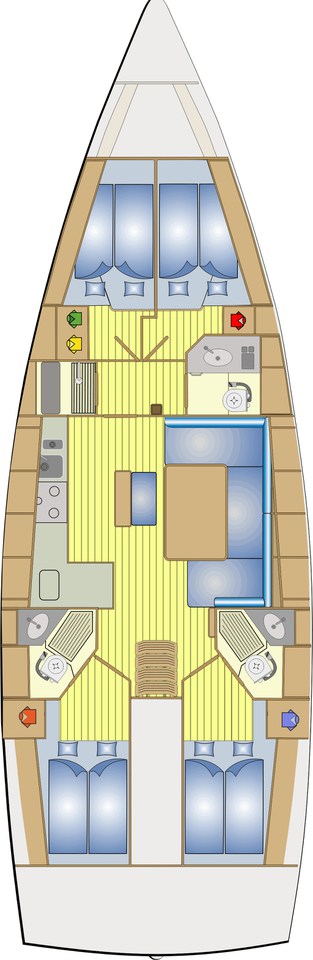 Photo #2 - Bavaria Cruiser 46 - 4 cab. (Aurora) in Athen - 45723
