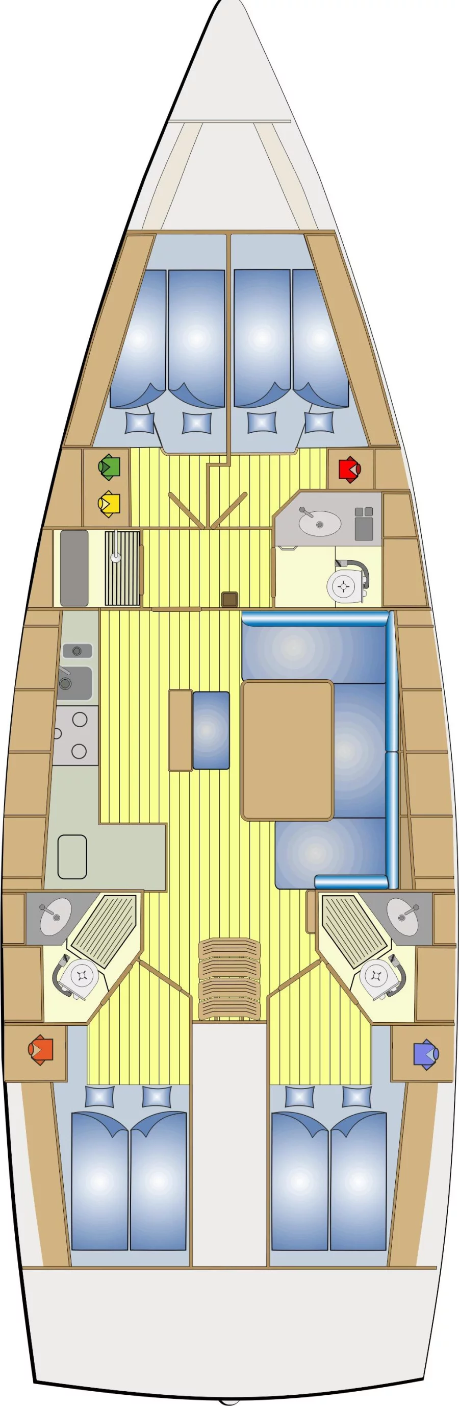 Bavaria Cruiser 46 - 4 cab. (Aurora)  - 1