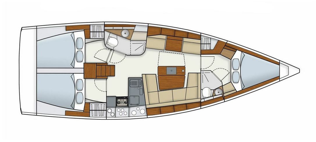 Photo #3 - Hanse 415 (Deep Blue) in Lavrion - 46036