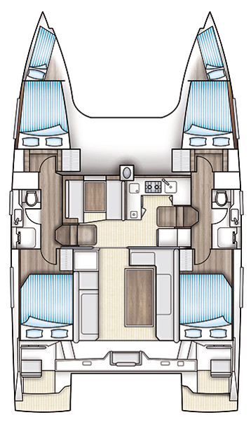 Photo #2 - Nautitech 40 Open - 4 cab. (Sea Spirit) in La Balise Marina - 46091