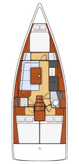 Oceanis 38 - 3 cab. (Kos 38.1)  - 1