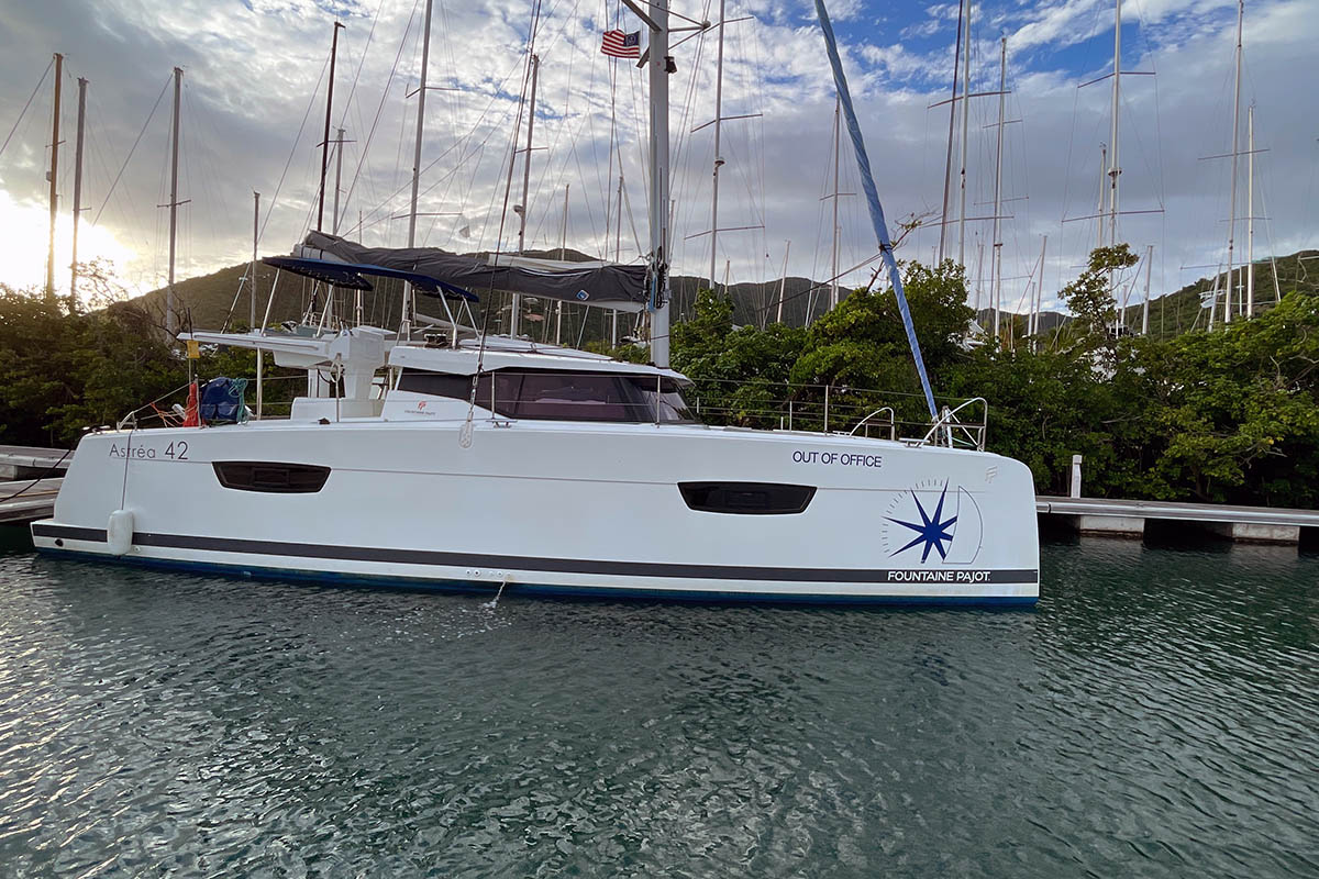 Photo #1 - Fountaine Pajot Astrea 42 (Nauti Mollie (ex. Out Of Office)) in Nanny Cay - 46459