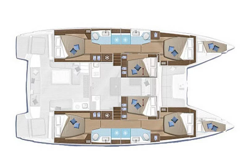 Lagoon 50 - 6 + 2 cab. (CU Sailing (Docs Holiday))  - 1
