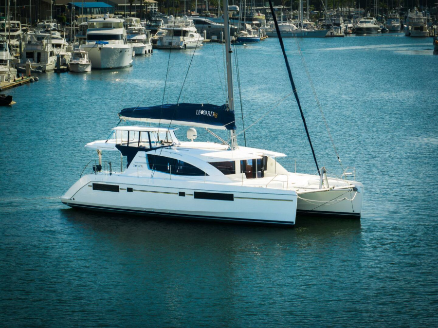 Photo #1 - Leopard 48 Catamaran (Black Swan Catamaran) in Slipway Habour - 3426