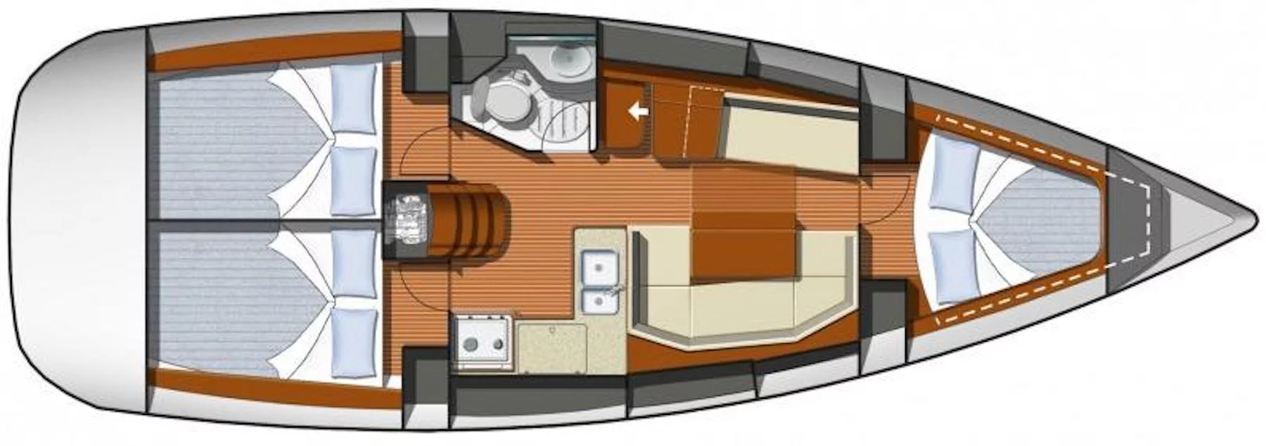 SUN ODYSSEY 36i (SO CORSICA)  - 3