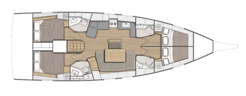 Oceanis 46.1 (Beautiful Helen)  - 14