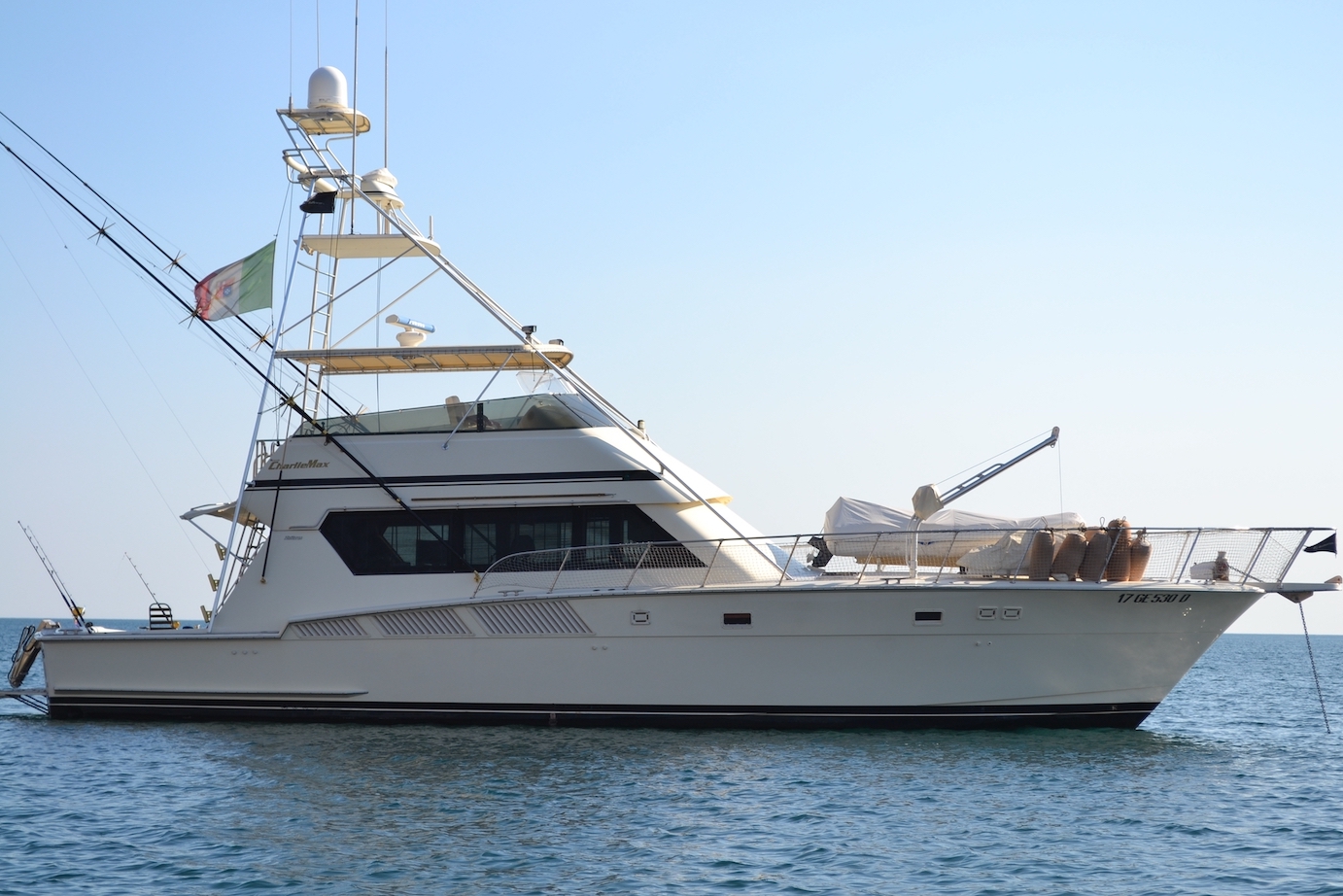 Photo #2 - Hatteras 58 C (GRANDECHARLIEMAX) in Poltu Quatu - 3206