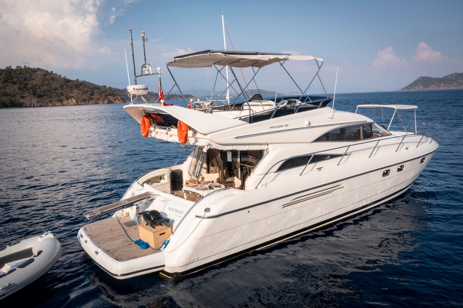 Photo #3 - Princess 56 Flybridge (NateWhite) en Gocek - 3227