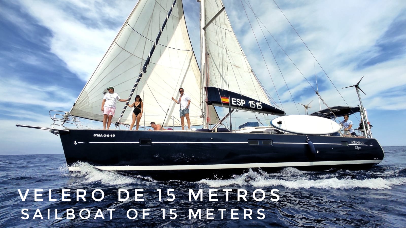 Photo #2 - Beneteau Oceanis 473 (Perla Azul) in Eivissa - 3349