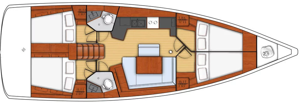 Oceanis 45 (Alboran XXXIV Nini)  - 11