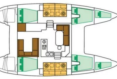 Lagoon 400 S2 (Anemoessa)  - 5