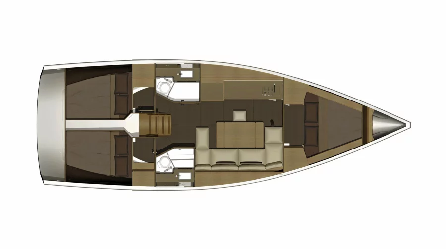 Dufour 382 Grand Large (Scafo)  - 11