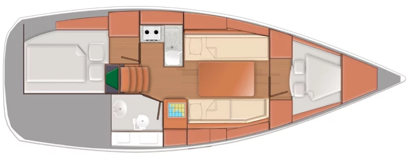Sun Odyssey 319 (Pupatella)  - 6