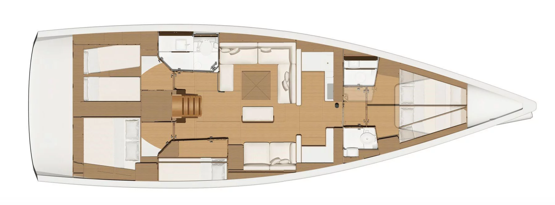 Dufour 520 GL (Blue Moon)  - 23