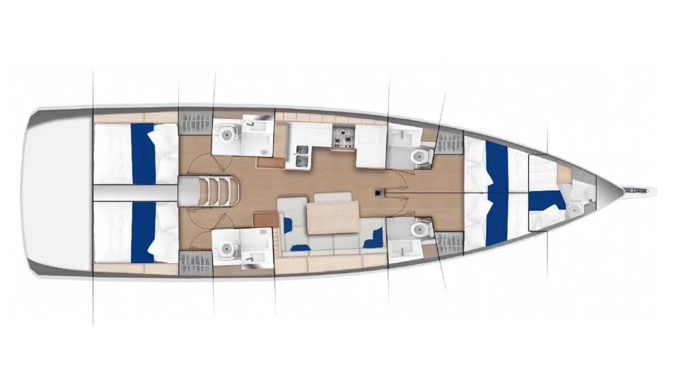 Sun Odyssey 490 (Agatha)  - 8
