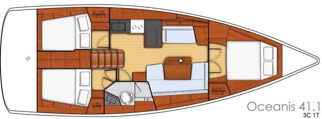 Oceanis 41.1 (PASSEPARTOUT)  - 2
