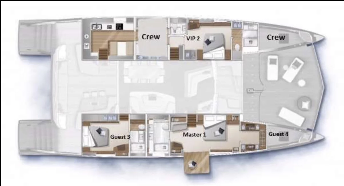 Lagoon 78 Crewed (JUST MARIE II)  - 6