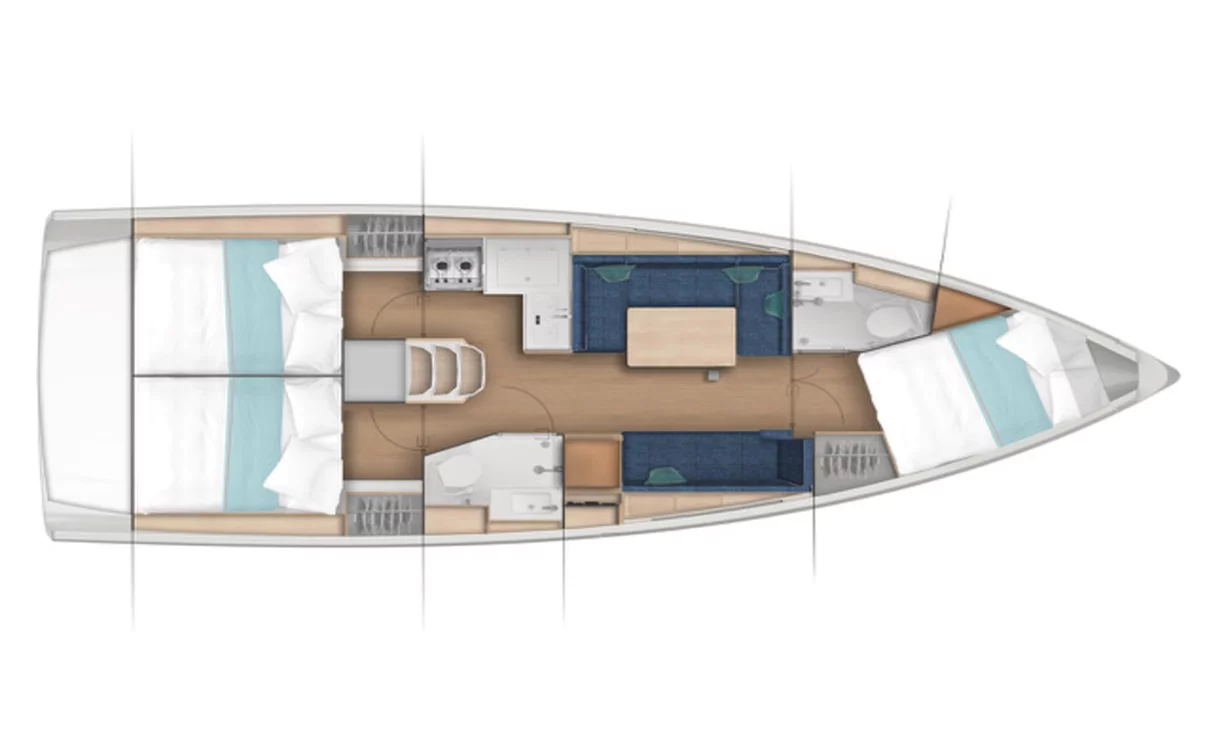 Sun Odyssey 380 (Diana)  - 7