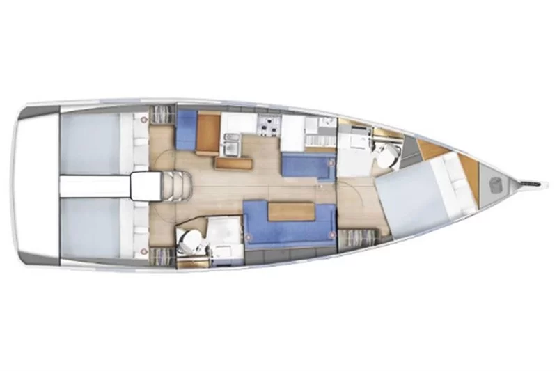 Sun Odyssey 410 (ALBORAN VERDEJO)  - 2
