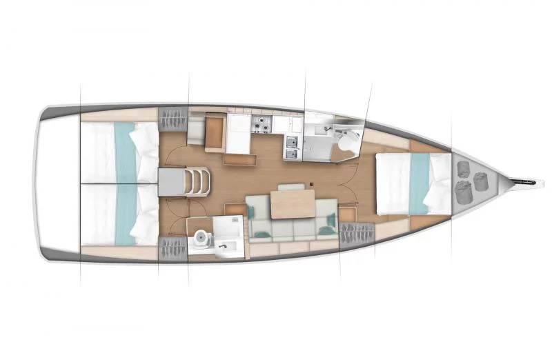 Sun Odyssey 440 (COUNTING STARS)  - 10