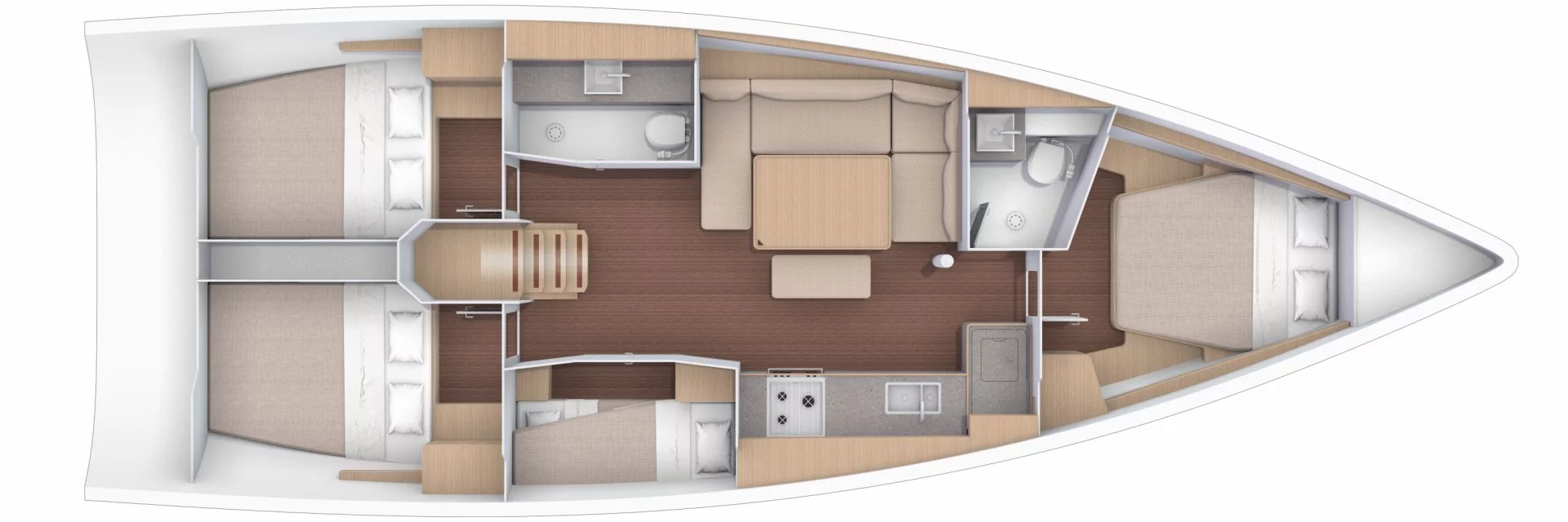 Dufour 430 Grand Large (Calypso)  - 6