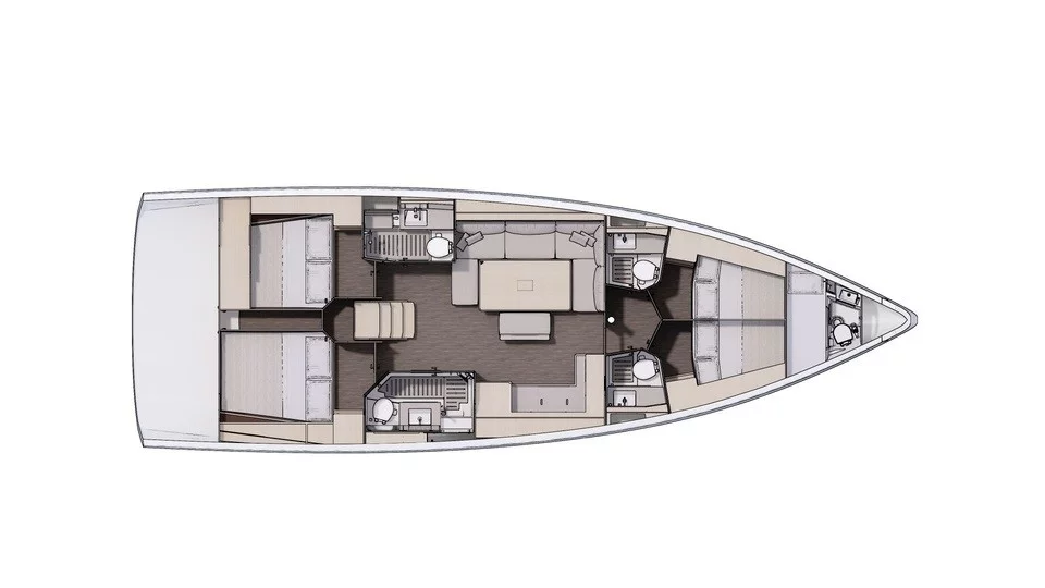 Dufour 470 (Aegean Blue)  - 10
